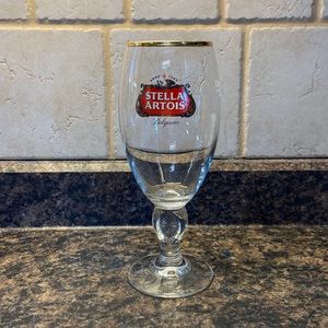 Stella Artois glass goblet